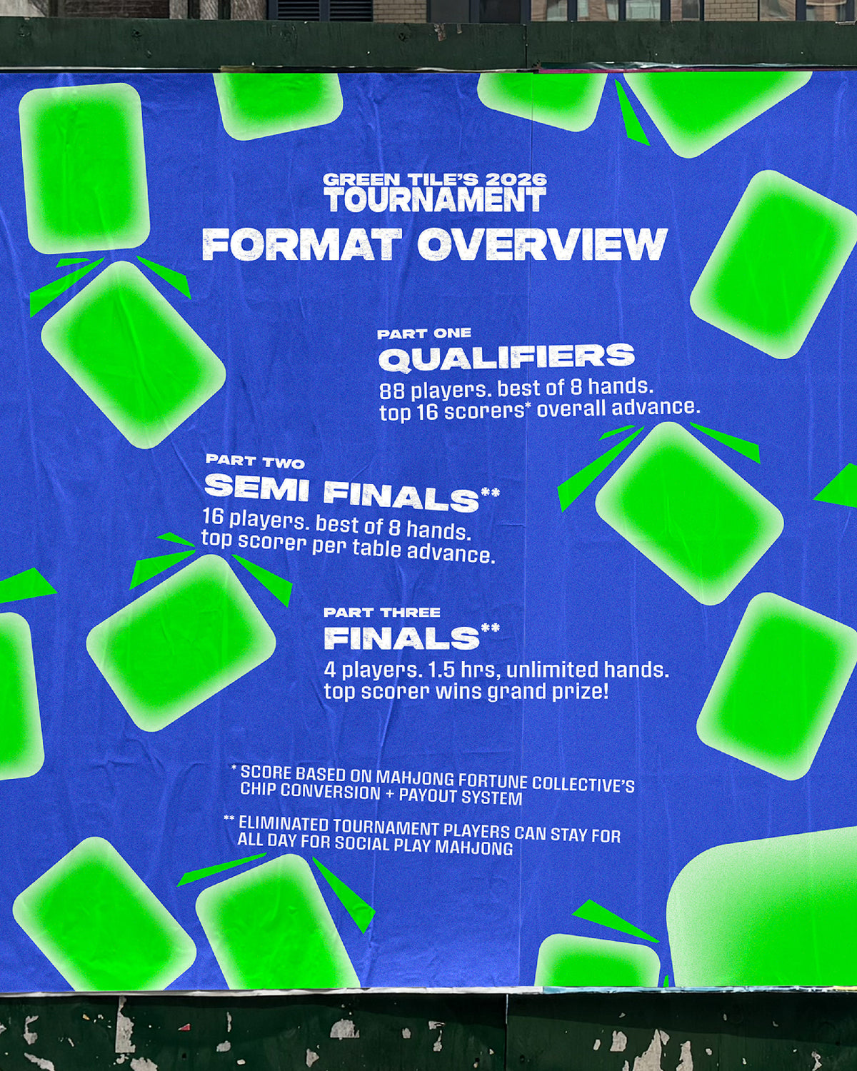 GREEN TILE'S 2026 TOURNAMENT
